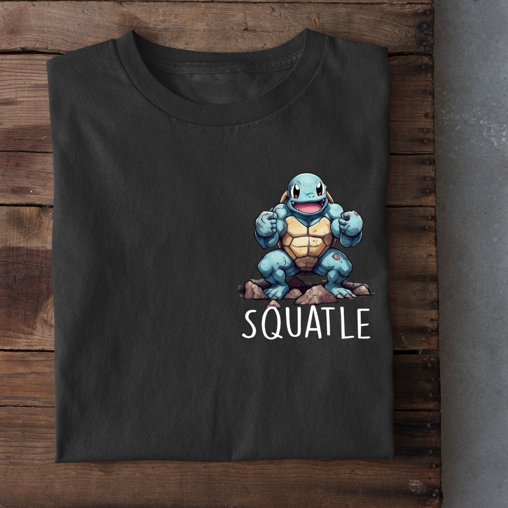 Squatle - Premium Shirt Unisex front print