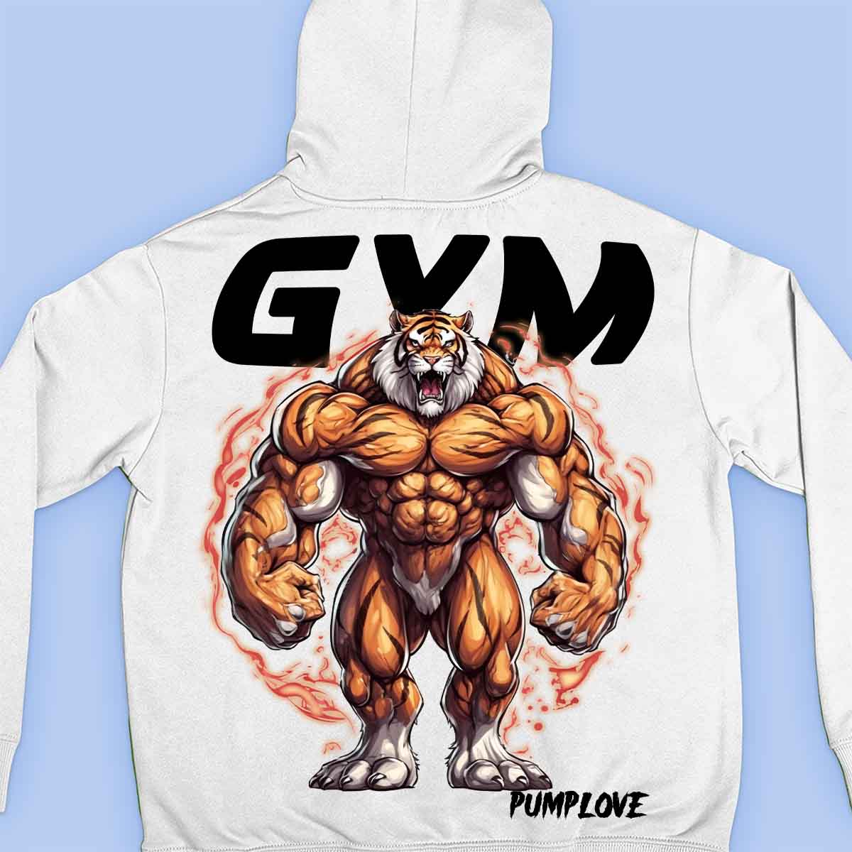 Gym Tiger - Premium Hoodie Unisex Backprint