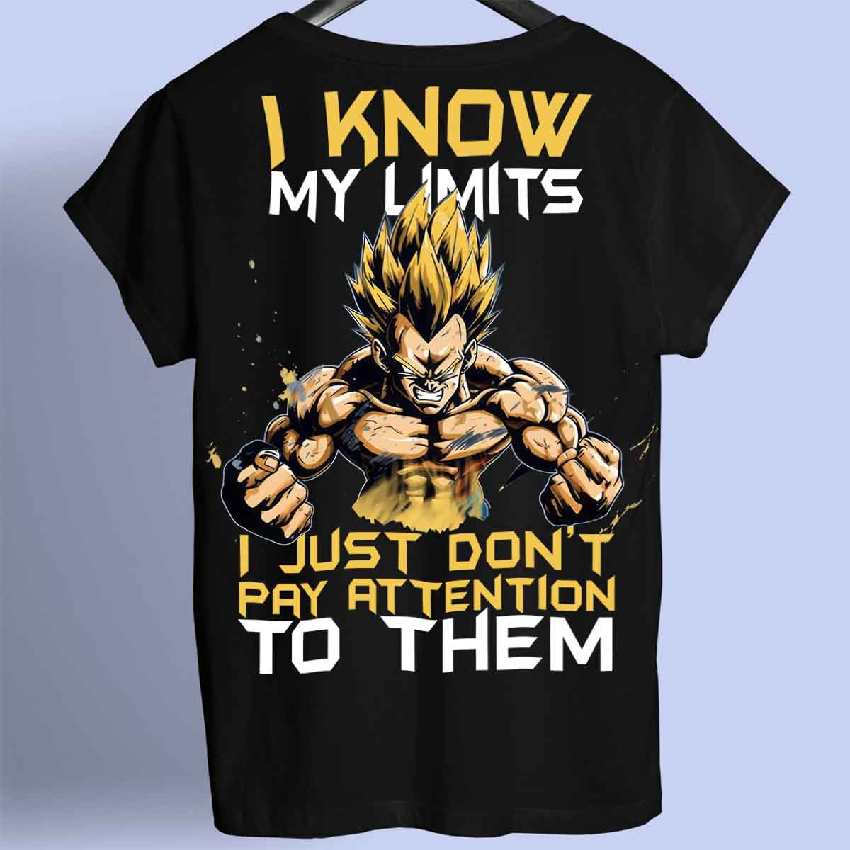 Limits - Premium T-Shirt Unisex Backprint