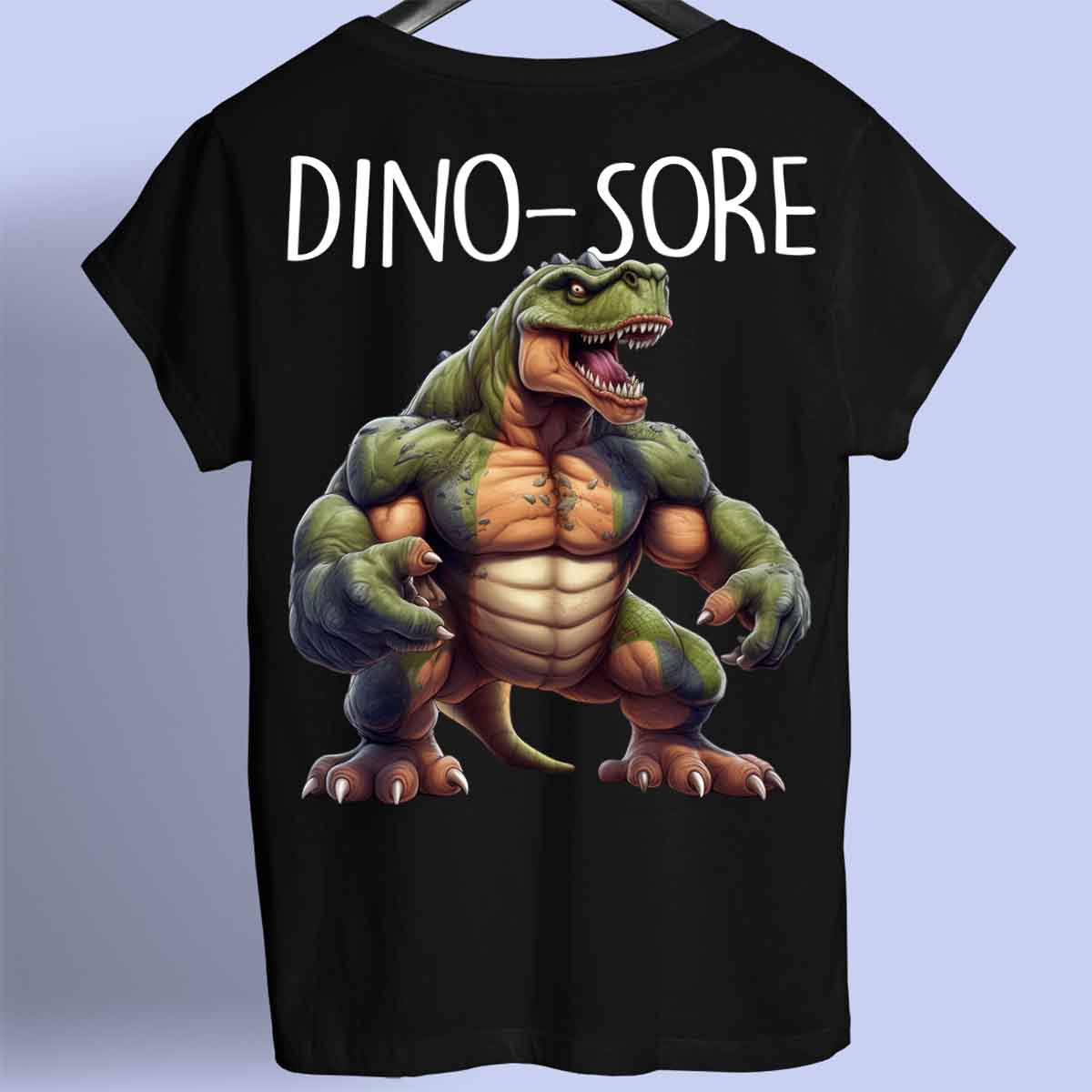 Dino-Sore - Premium T-Shirt Unisex Backprint