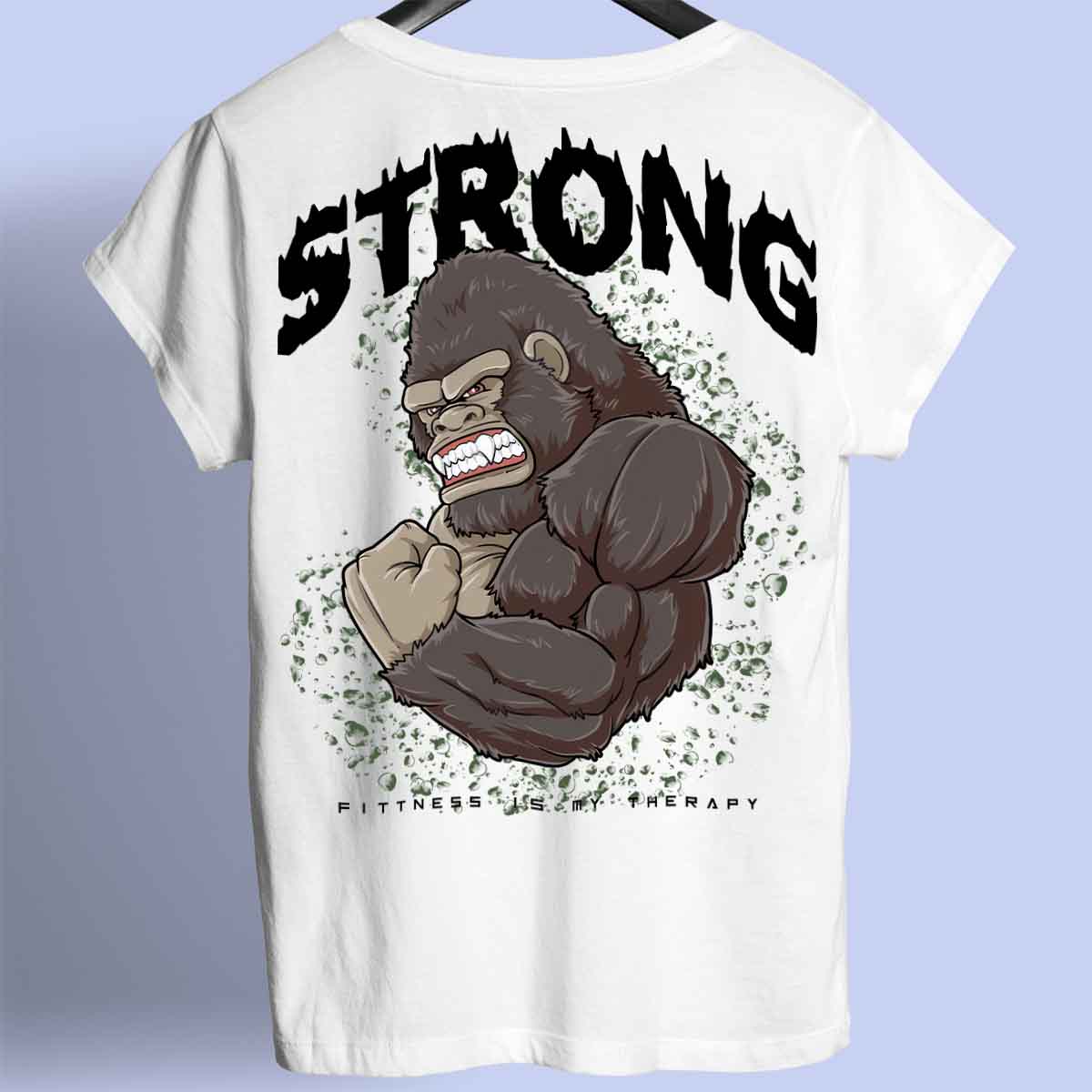 Strong Gorilla - Premium T-Shirt Unisex Backprint