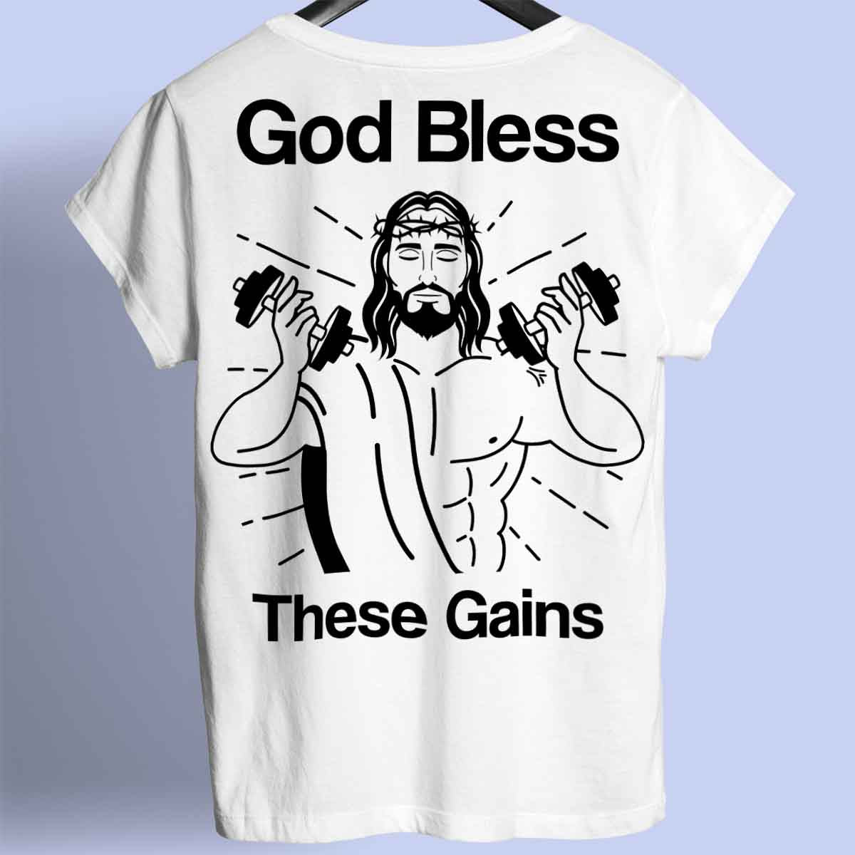 God Bless - Premium T-Shirt Unisex Backprint