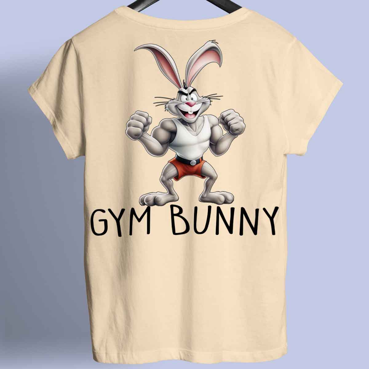 Gym Bunny - Premium Shirt Unisex Backprint