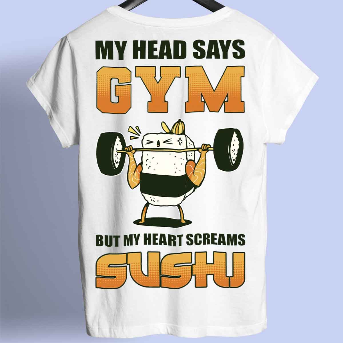 Sushi - Premium T-Shirt Unisex Backprint