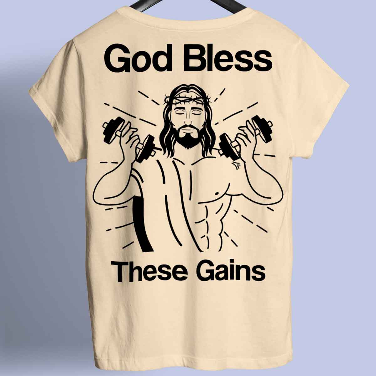 God Bless - Premium T-Shirt Unisex Backprint