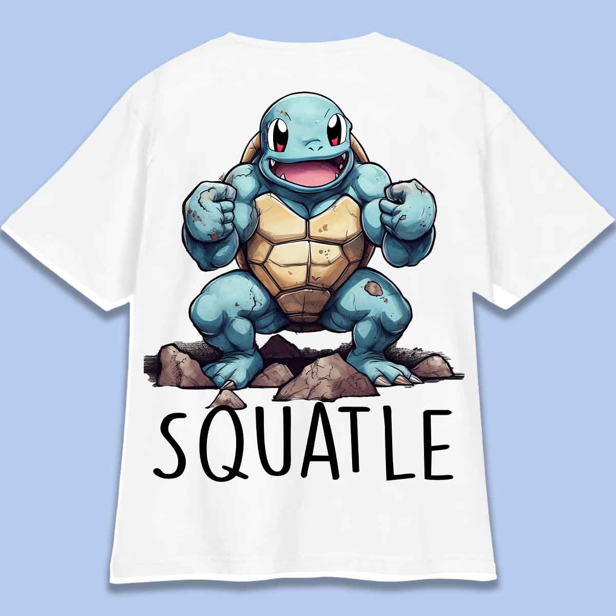 Squatle - T-Shirt Oversize Unisex Backprint